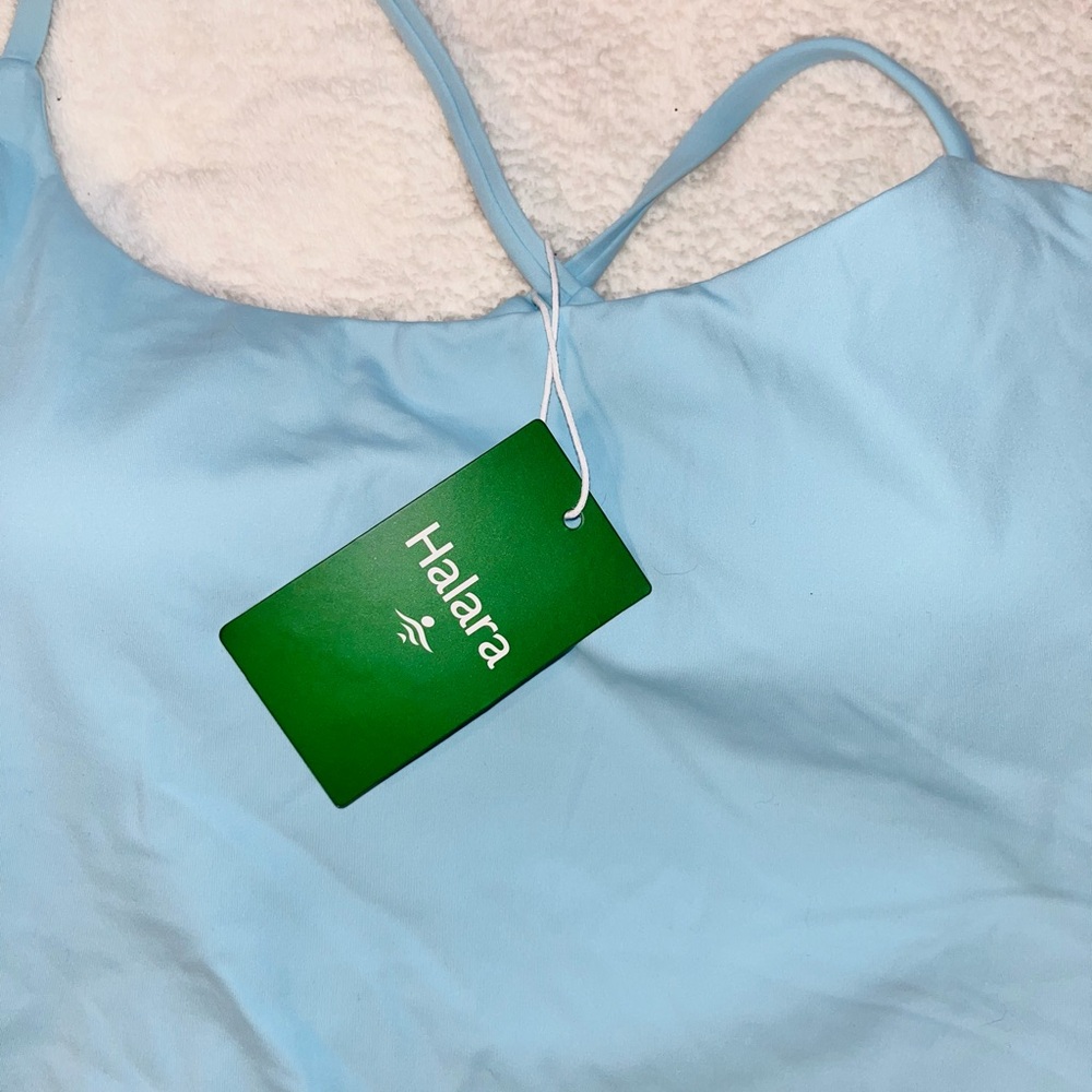 HALARA Sky Blue Slip Dress with shorts sz XL NEW!! - Picture 4 of 9